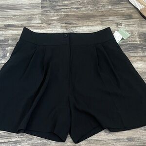 NWT H&M Black High Waist Women's Shorts